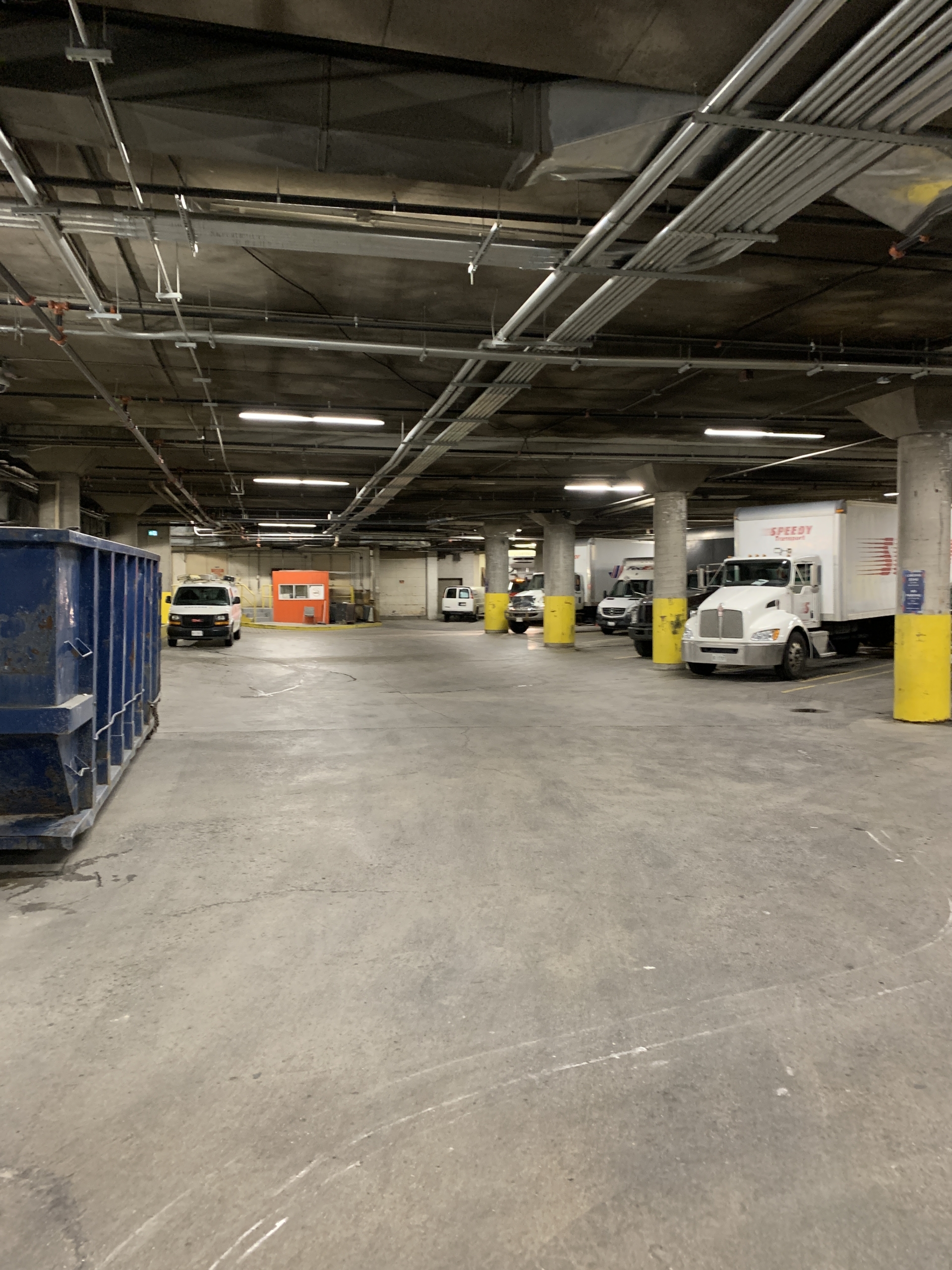 Rideau Center parking garage restoration project, finished photo