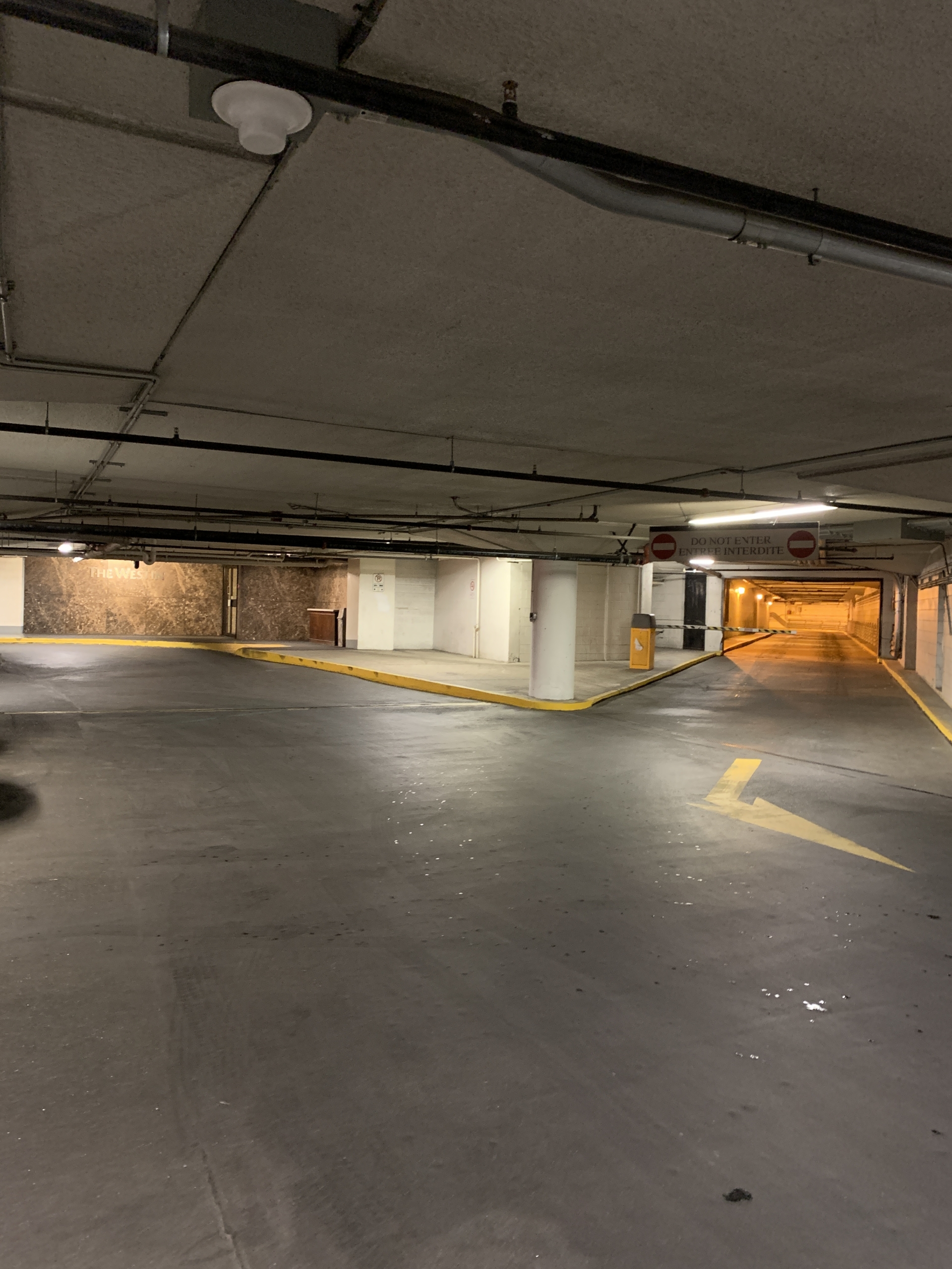 Rideau Center parking garage restoration project, finished photo